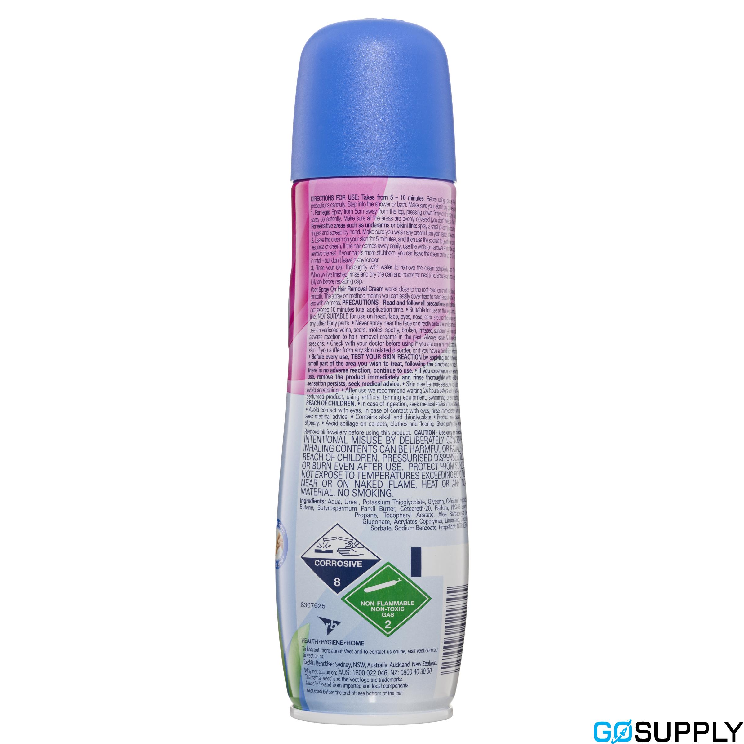 Veet Spray On Hair Removal Cream - Thumbnail 2