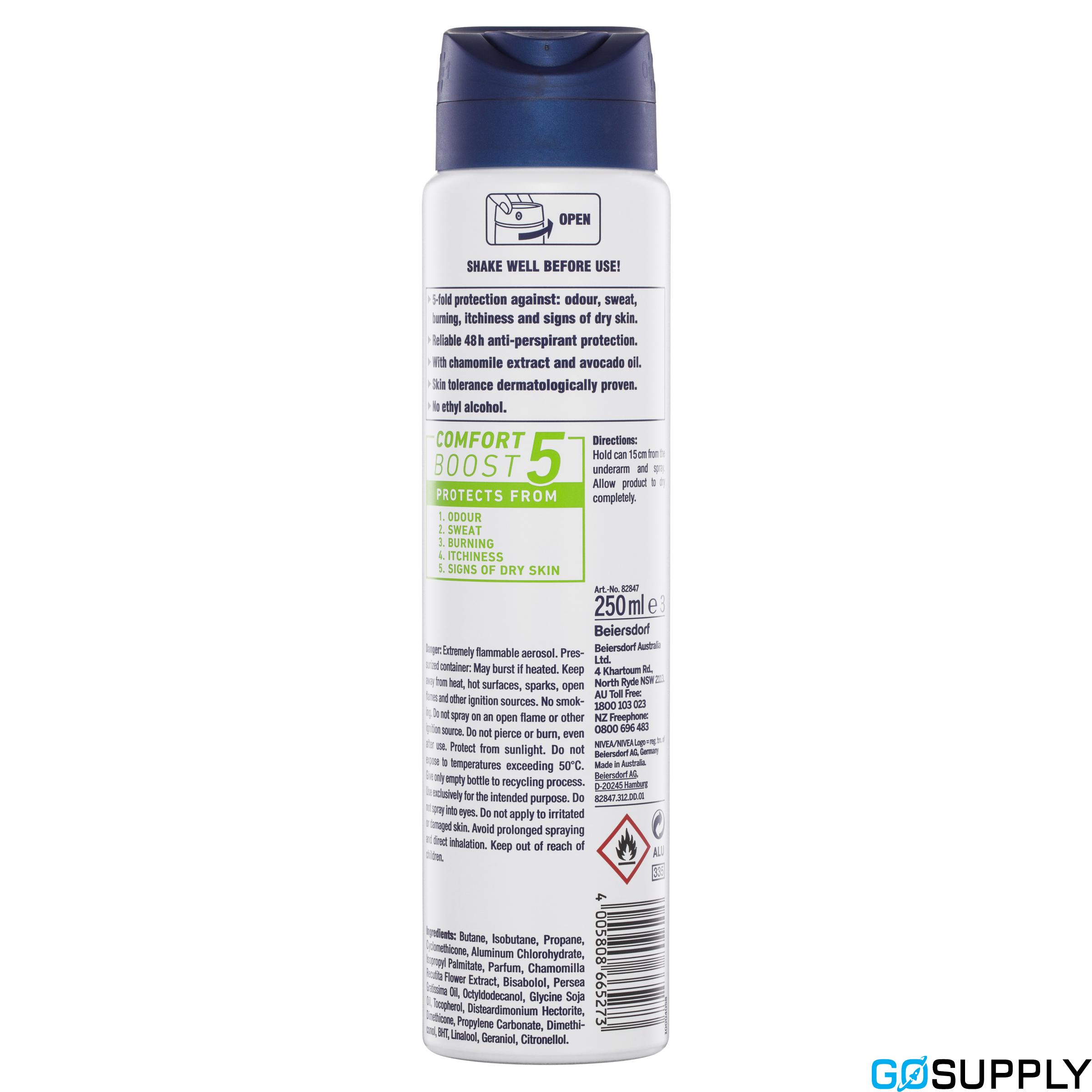 NIVEA Sensitive Protect Aerosol Deodorant - Thumbnail 4