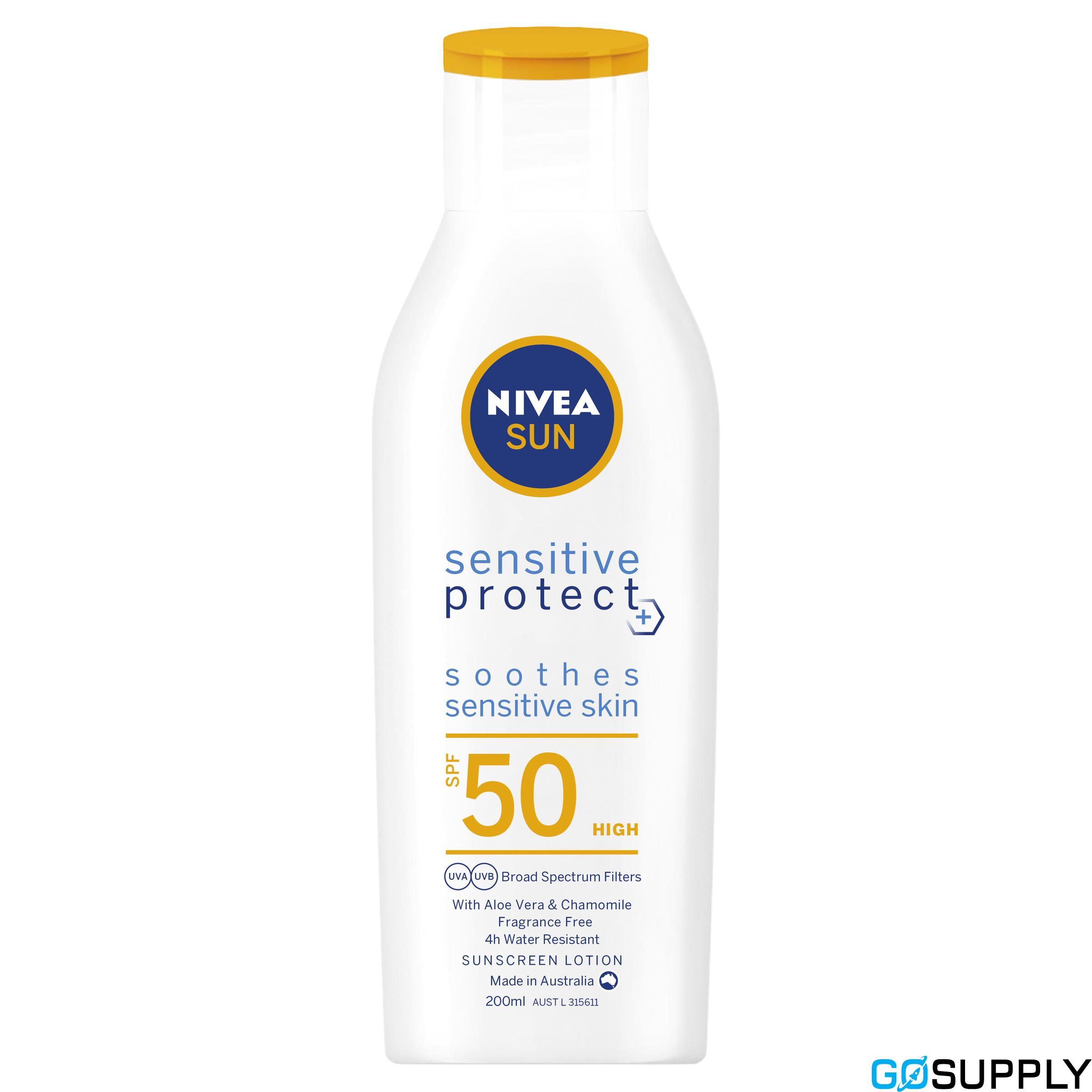 NIVEA Sensitive Protect SPF50 Sunscreen Lotion