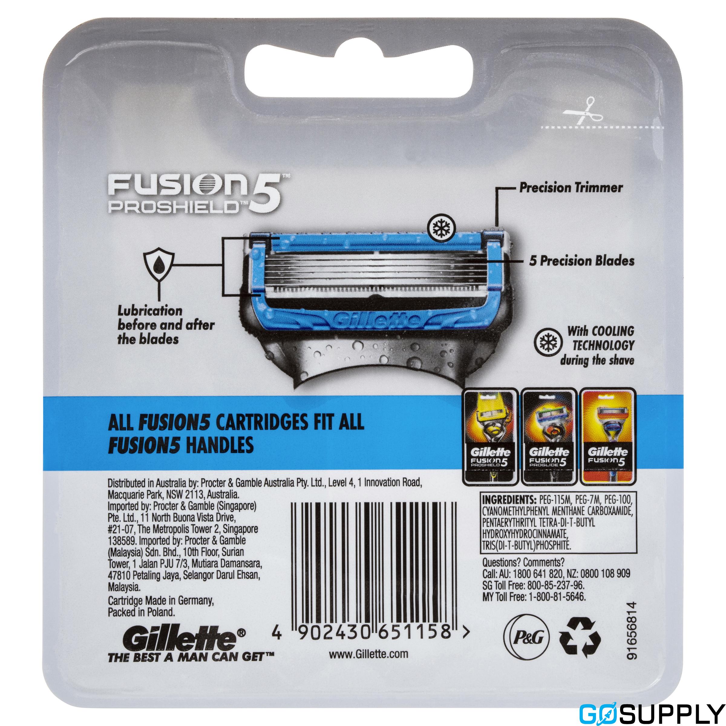 Gillette Fusion5 ProShield Chill Cartridges - Thumbnail 4