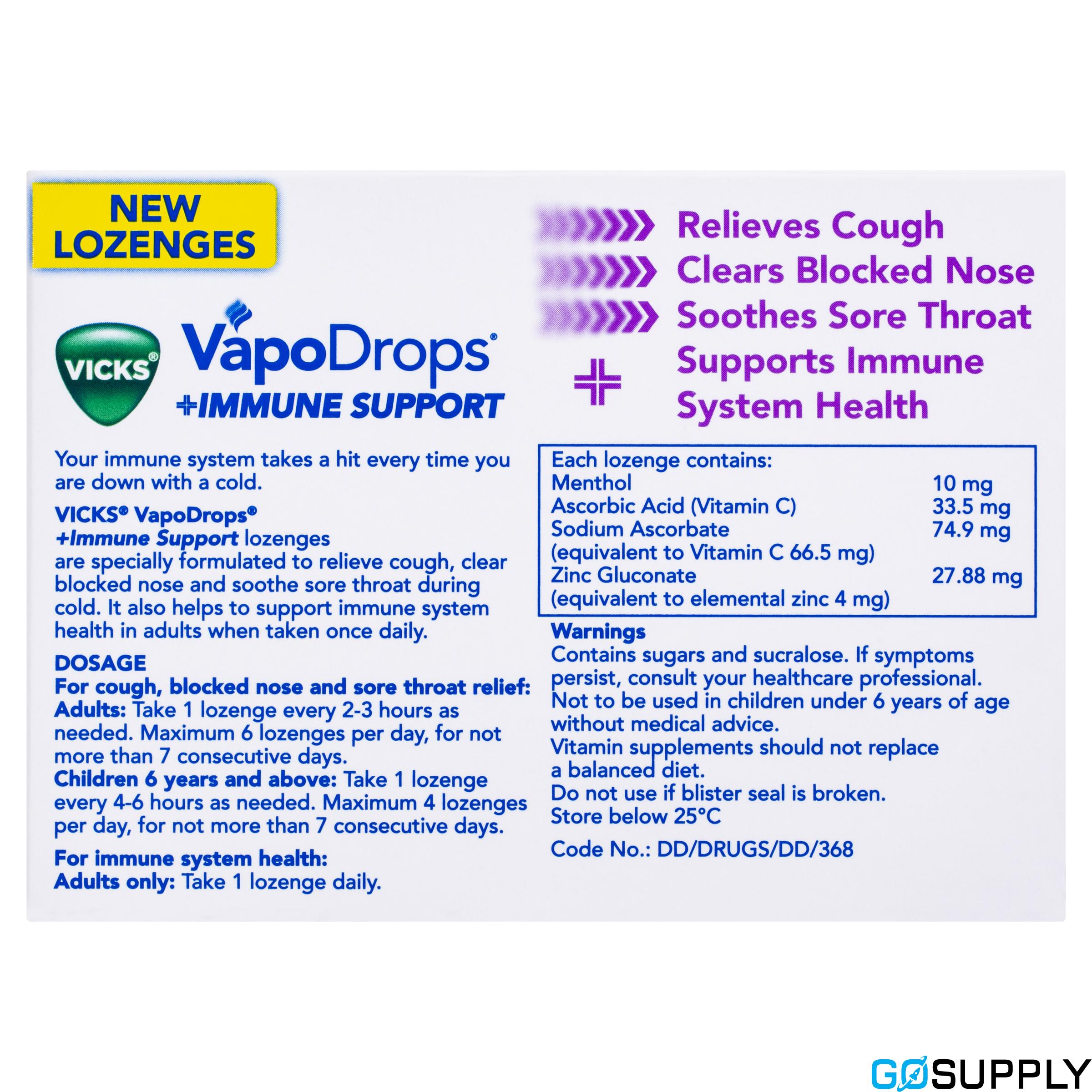 Vicks VapoDrops Immune Support - Thumbnail 2
