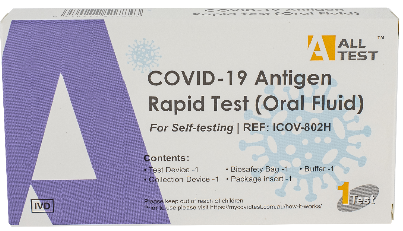 ALLTEST COVID19 ORAL RA TEST - Main Image