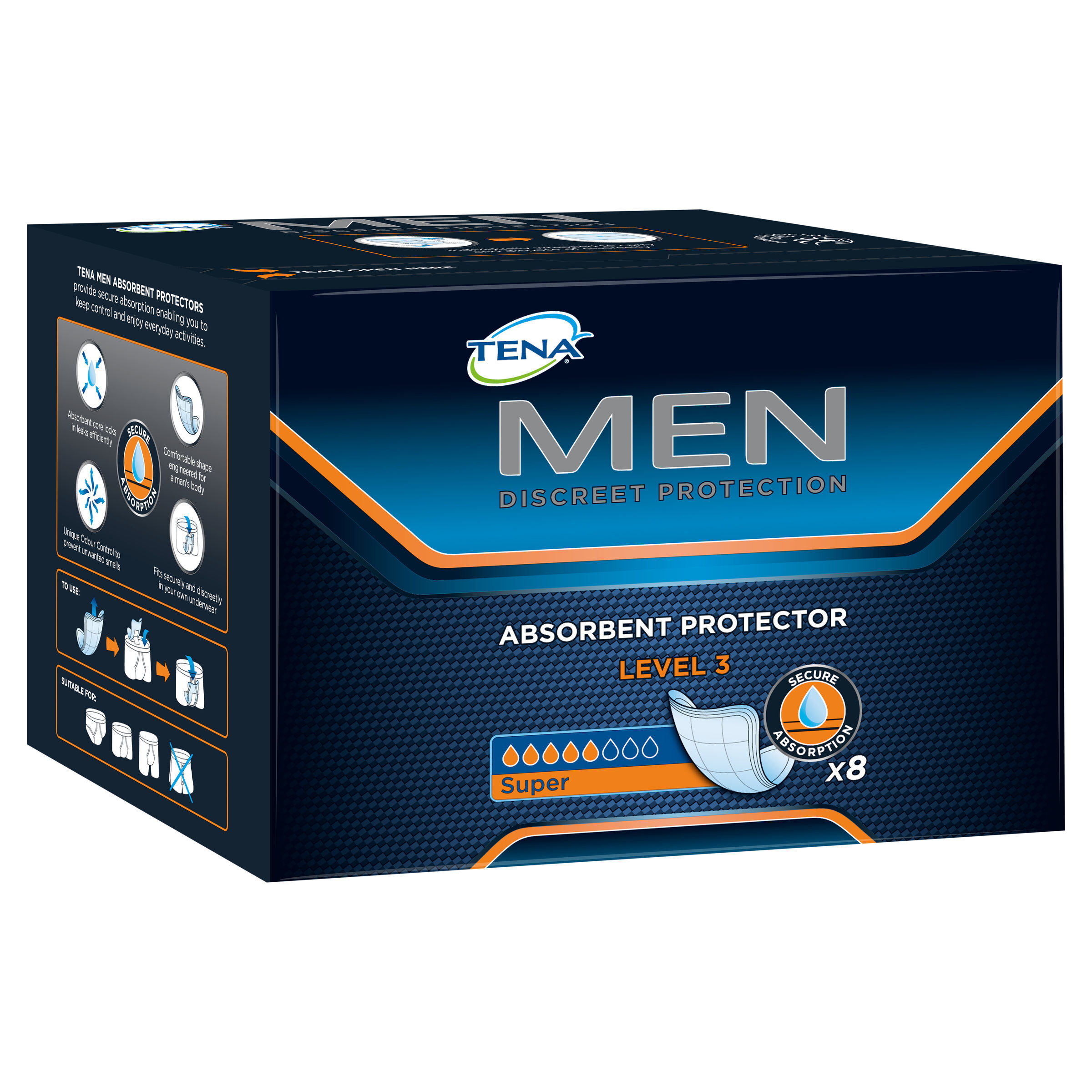 Tena Pad Men Level 3 Absorbent Protector