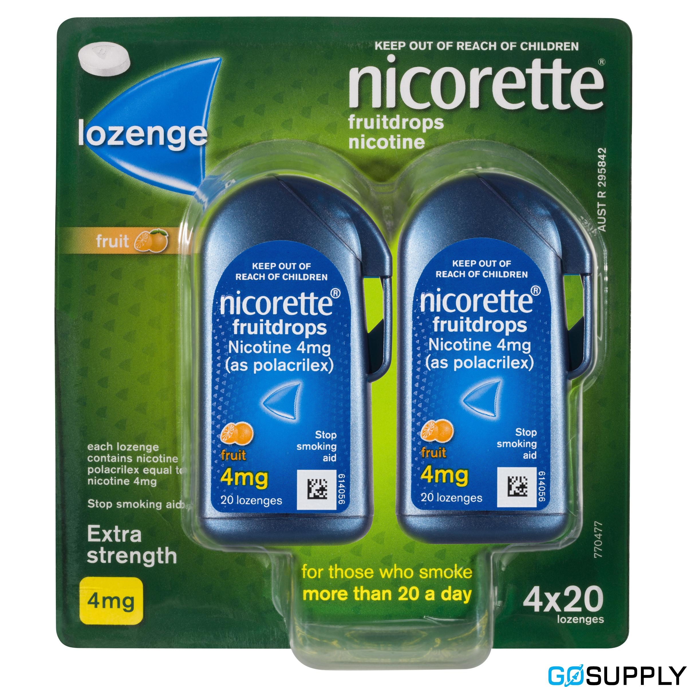 Nicorette Quit Smoking Fruitdrops Lozenge - Main Image