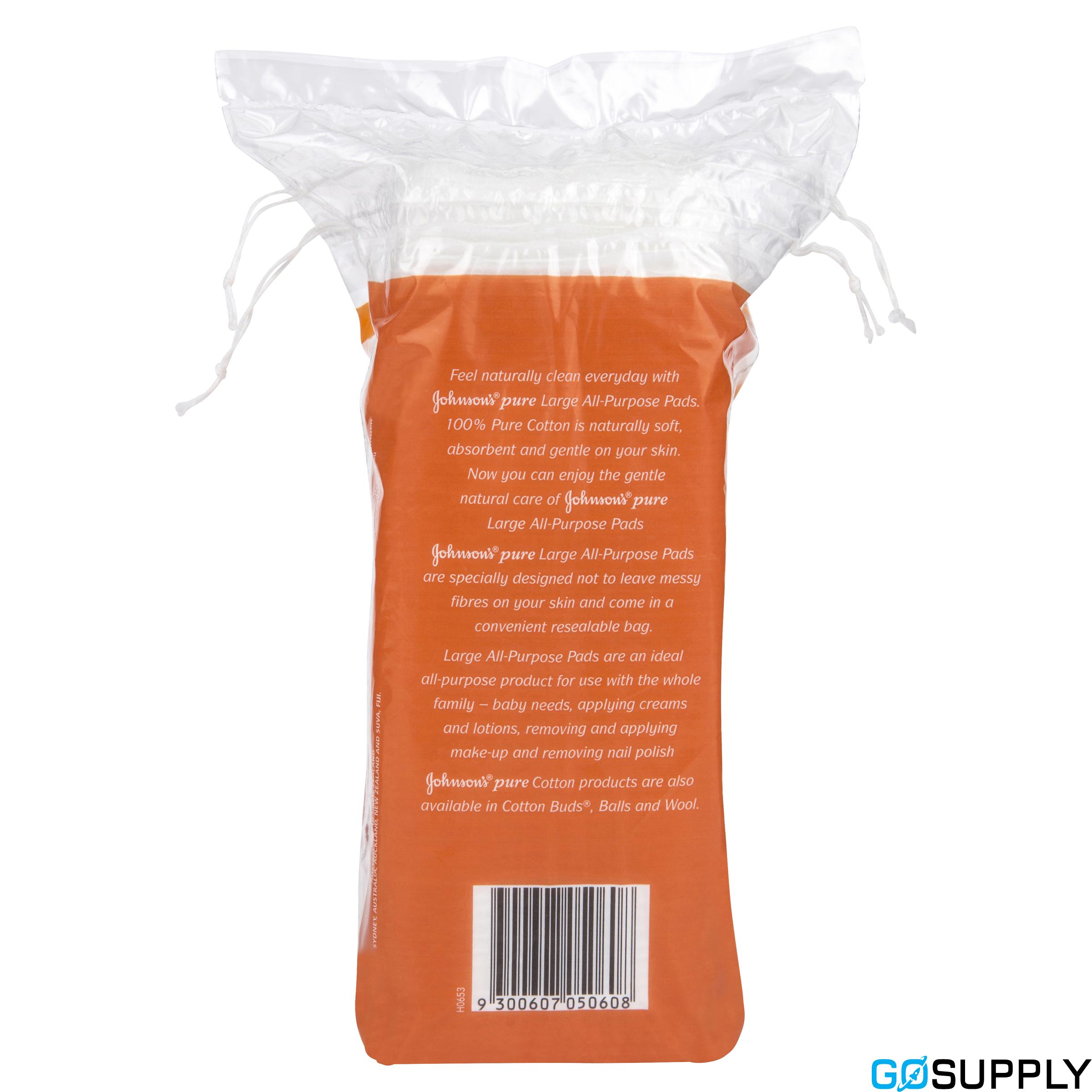 Johnson's Pure Cotton Large All-Purpose Pads - Thumbnail 4