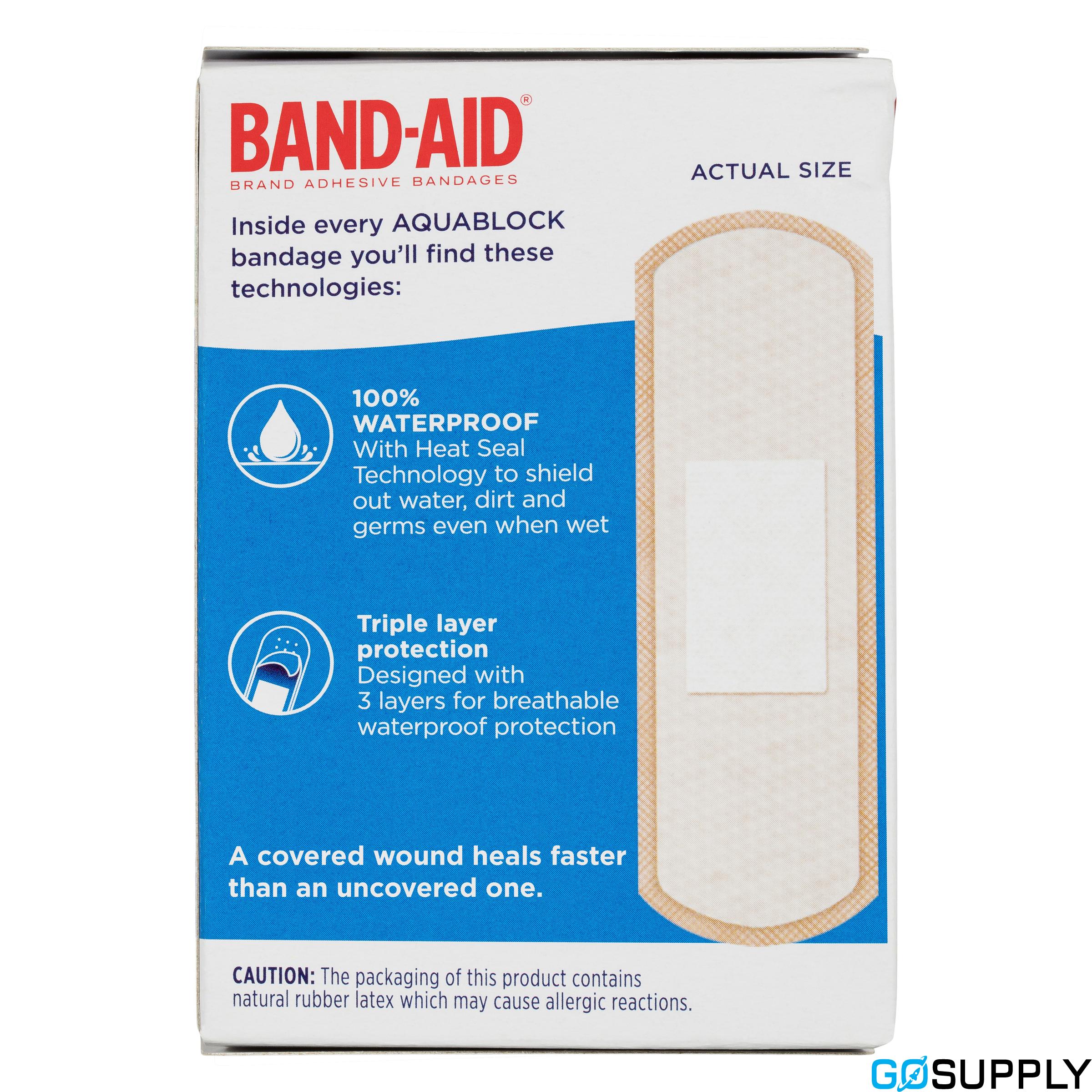 Band-Aid Waterproof Aquablock Sterile Strips - Thumbnail 2