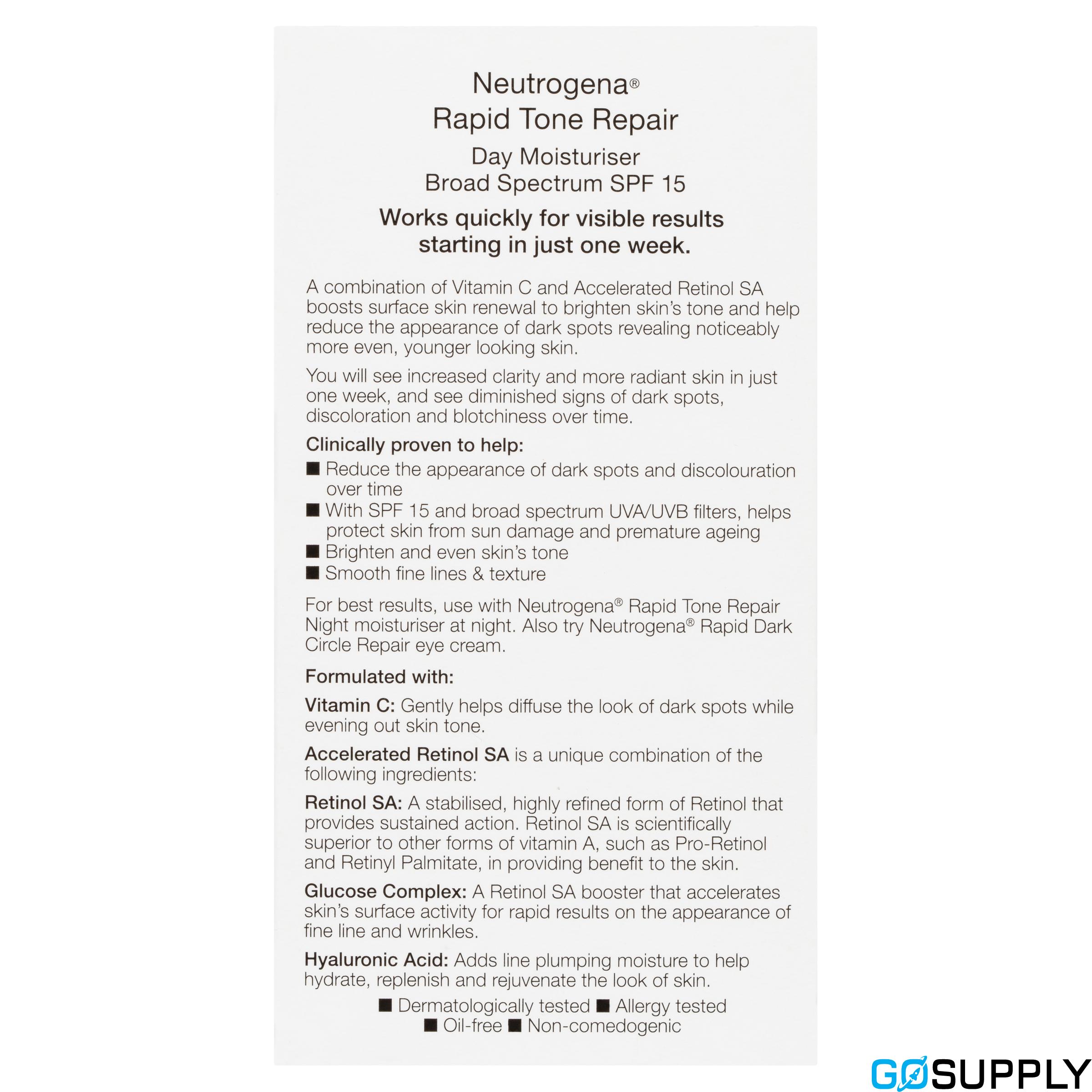 Neutrogena Rapid Tone Repair Moisturiser - Thumbnail 2