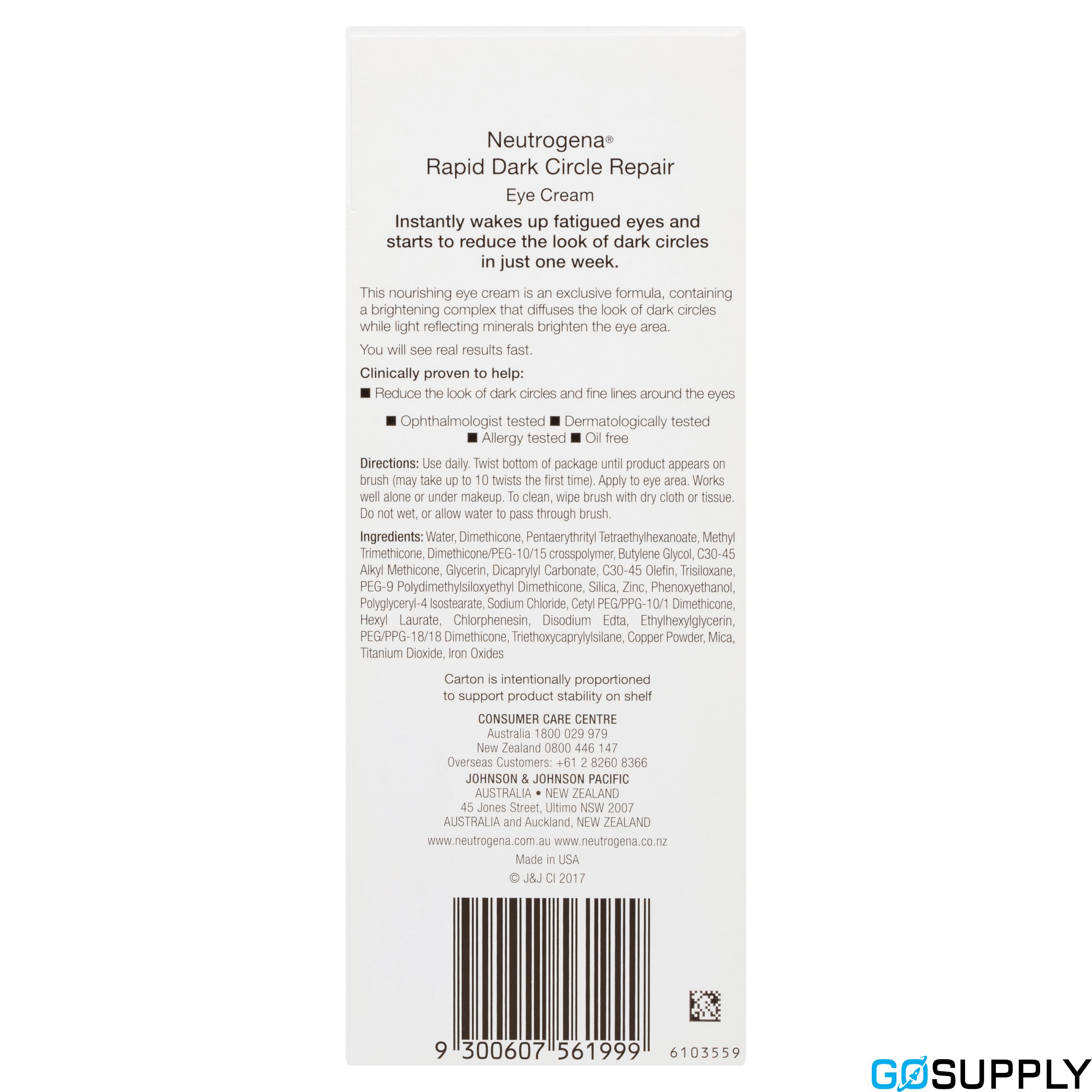 Neutrogena Rapid Dark Circle Repair Eye Cream - Thumbnail 4