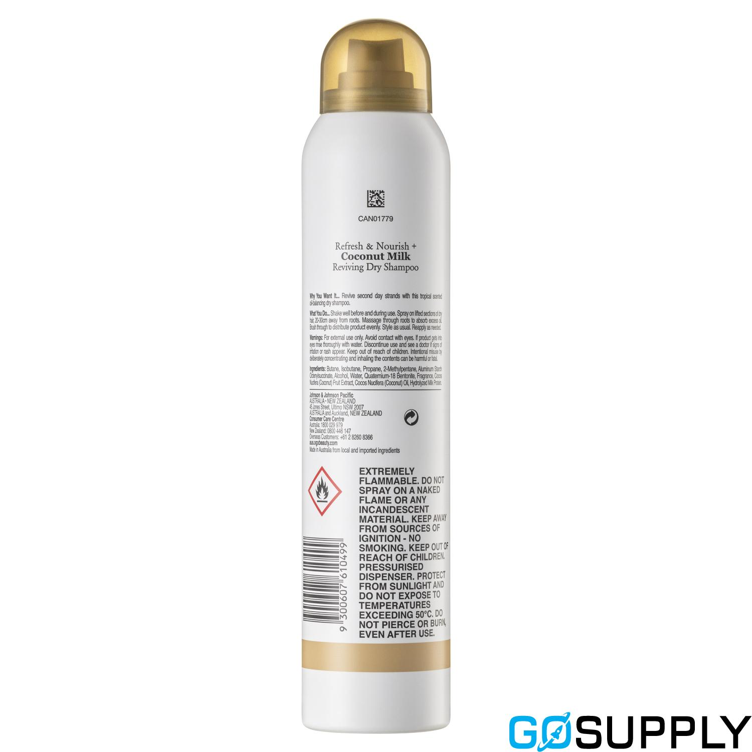 OGX Refresh & Nourish + Coconut Milk Dry Shampoo - Thumbnail 2
