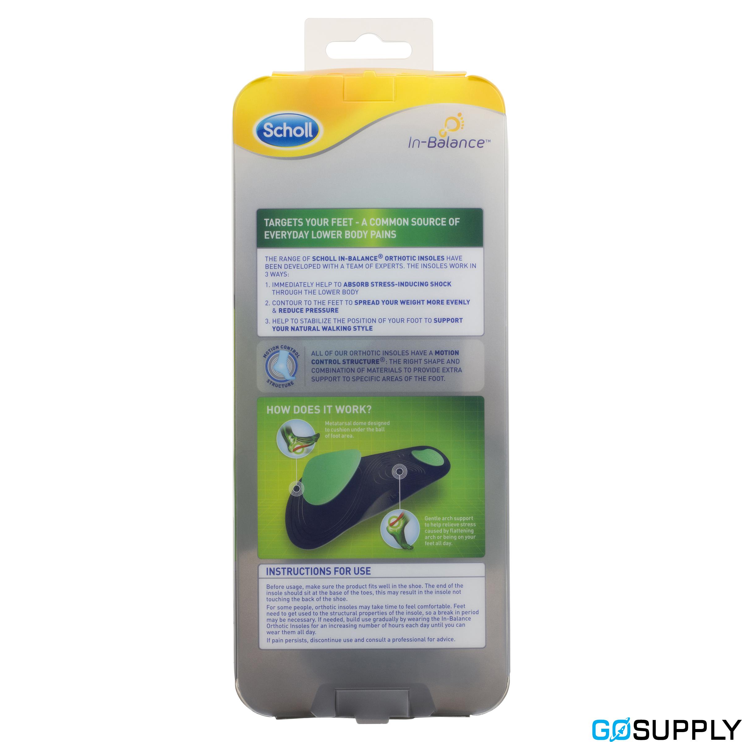 Scholl In-Balance Arch Orthotic Insole - Thumbnail 2