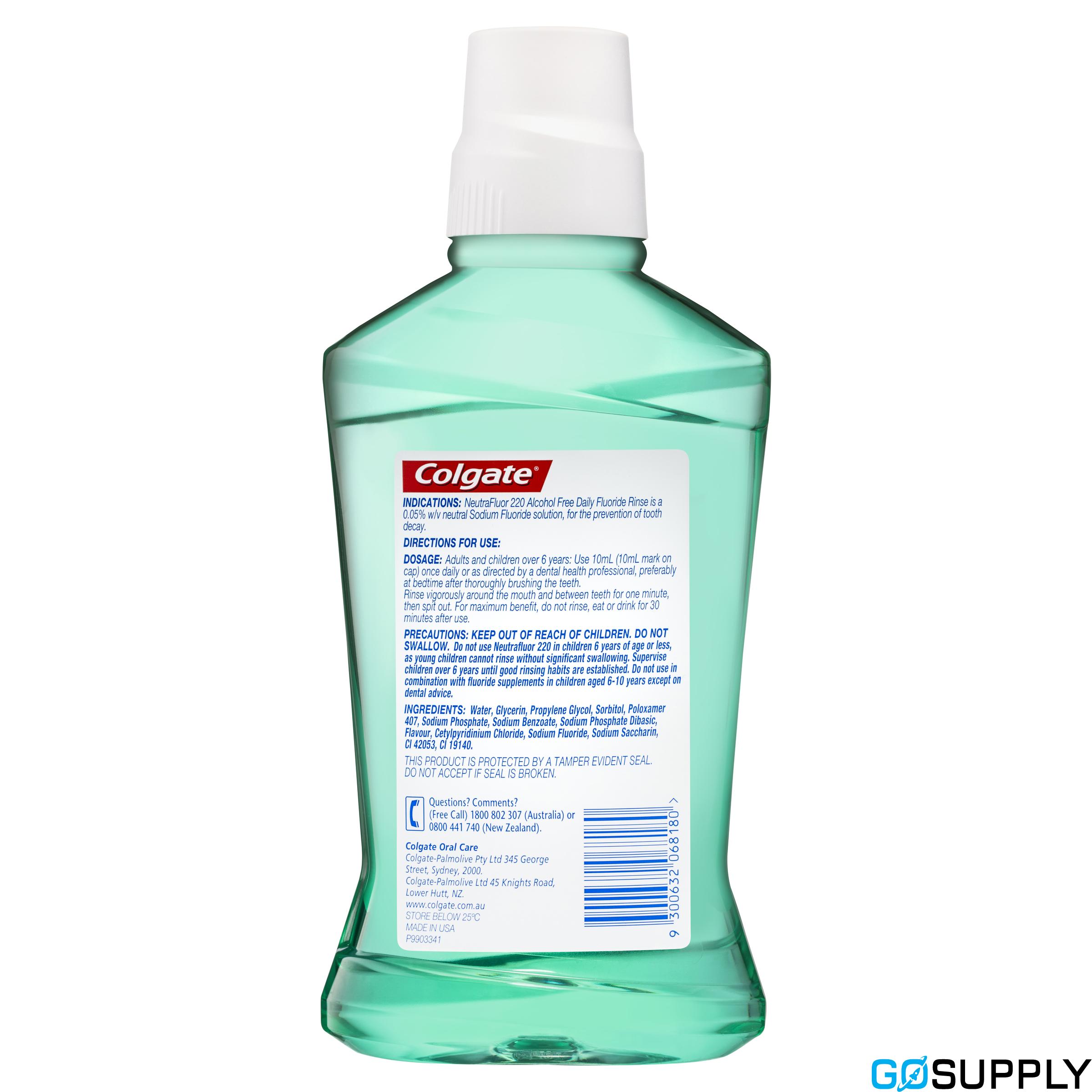 Colgate NeutraFluor 220 Daily Fluoride Alcohol Free Mouthwash - Thumbnail 2