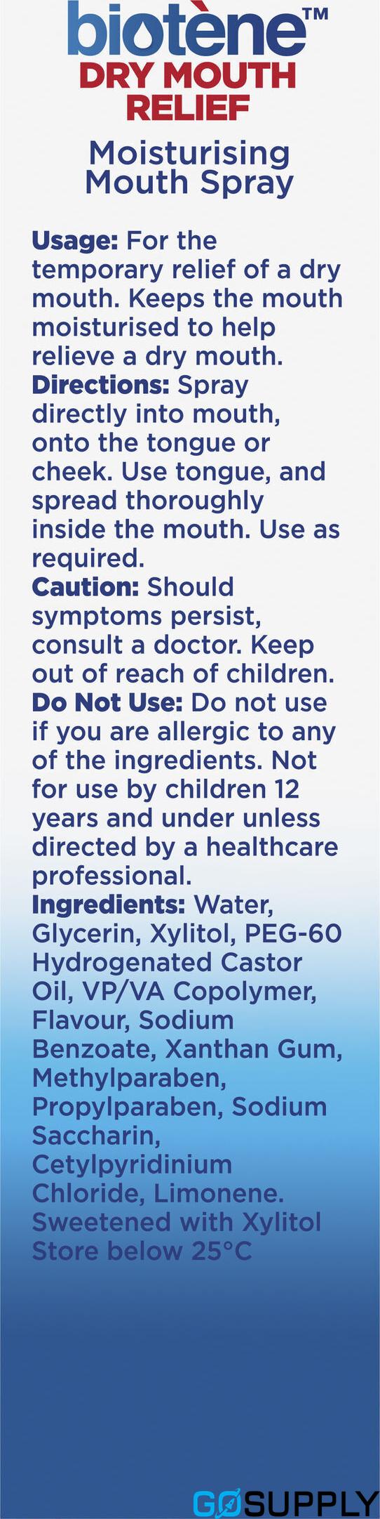 Biotene Moisturising Mouth Spray - Thumbnail 2
