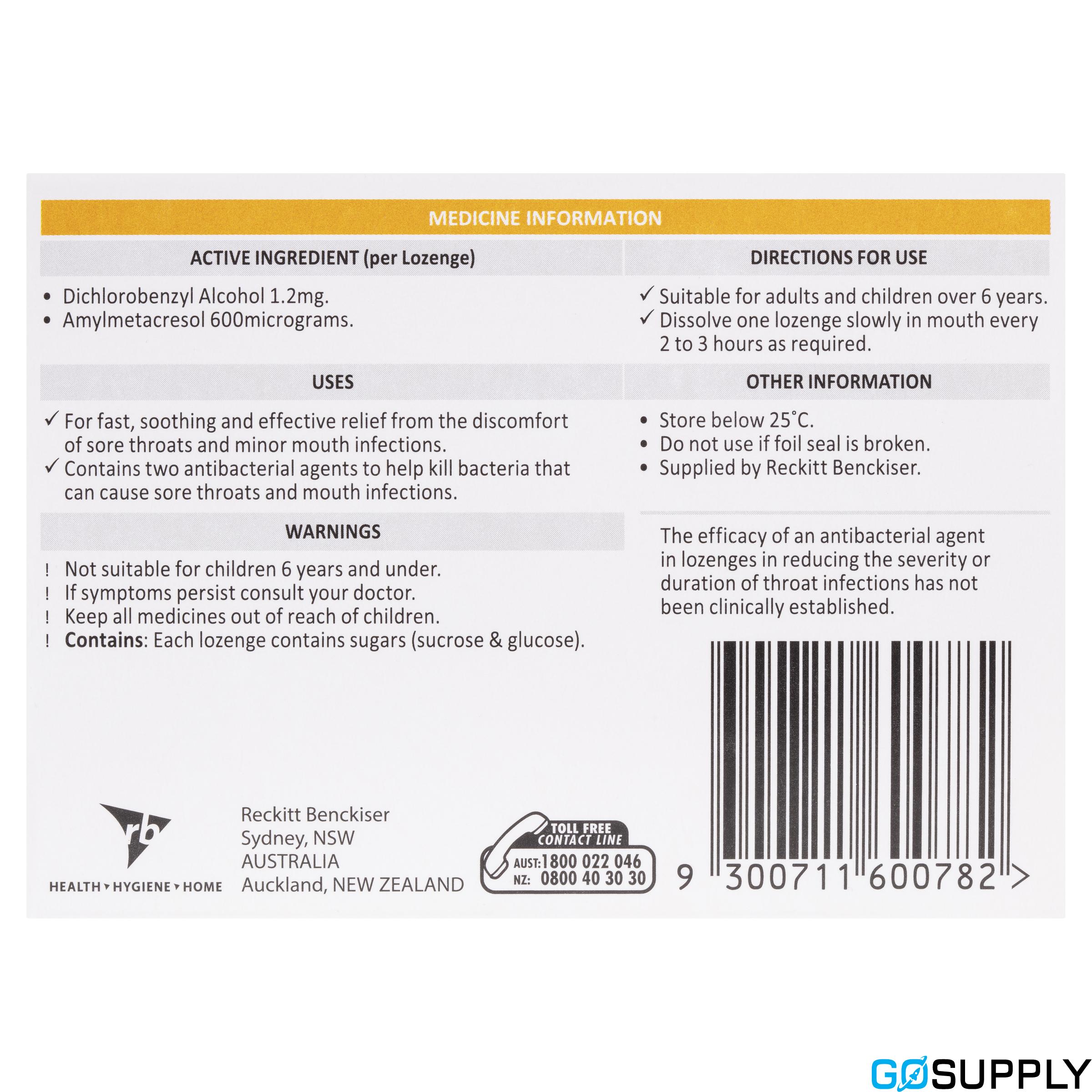 Strepsils Soothing Sore Throat Lozenges - Thumbnail 4