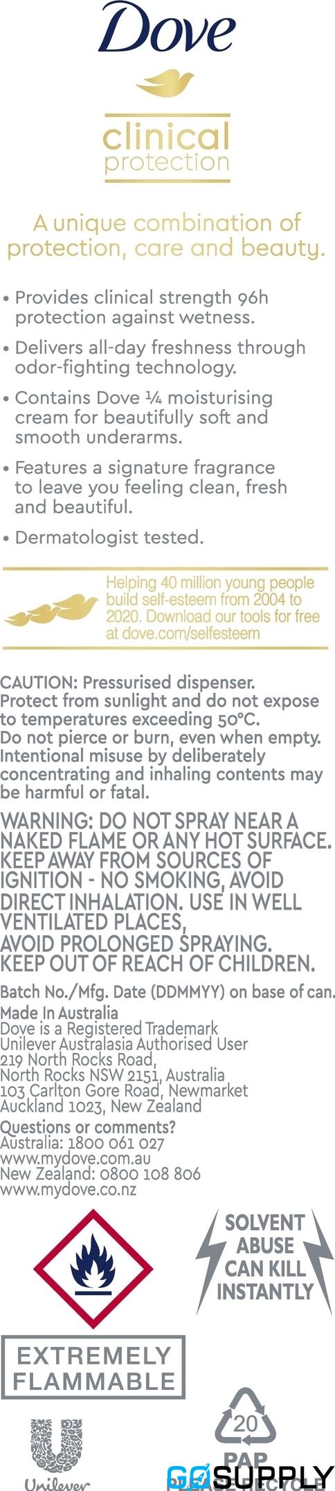Dove Clinical Antiperspirant Deodorant - Thumbnail 4
