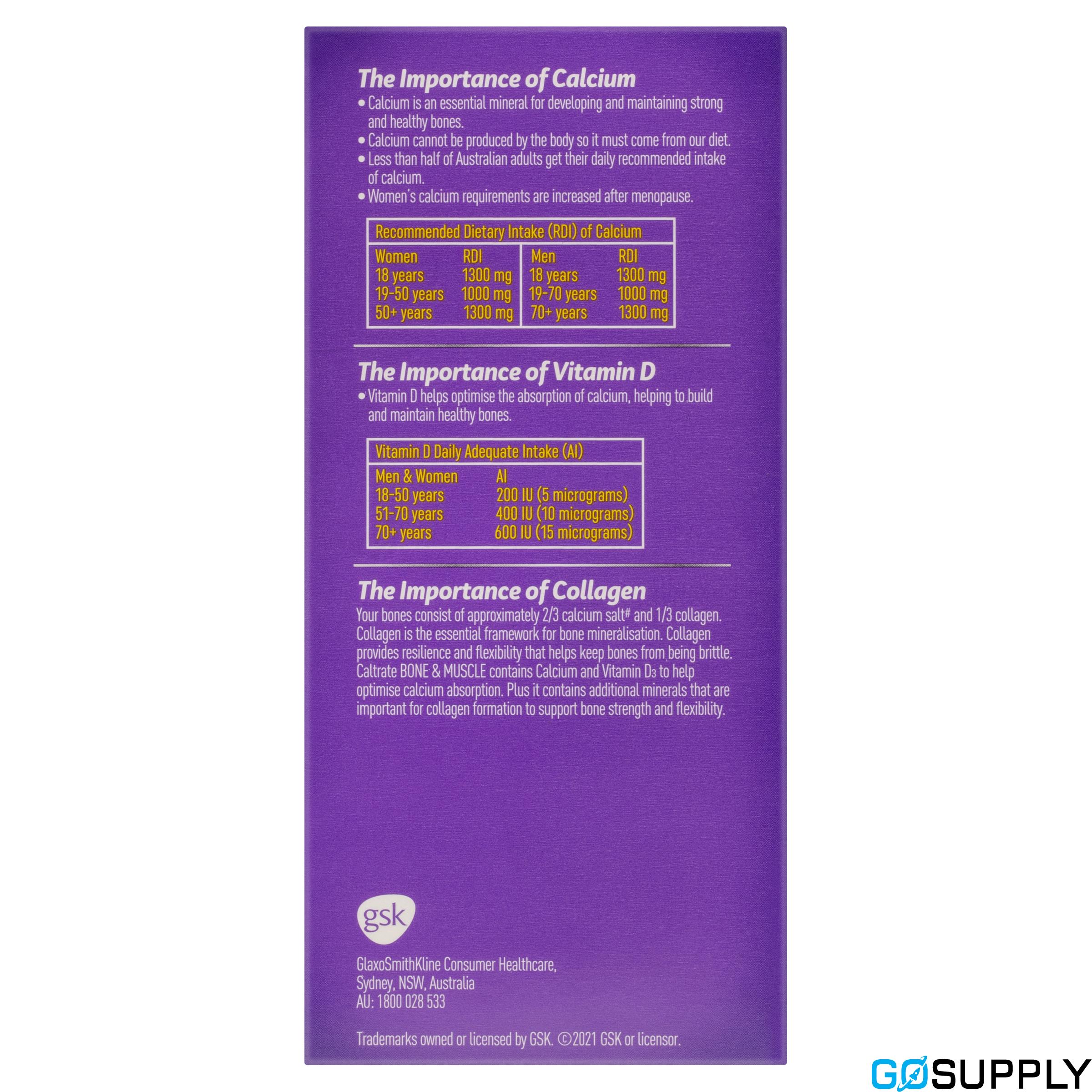 Caltrate Bone And Muscle Health Plus Minerals - Thumbnail 2