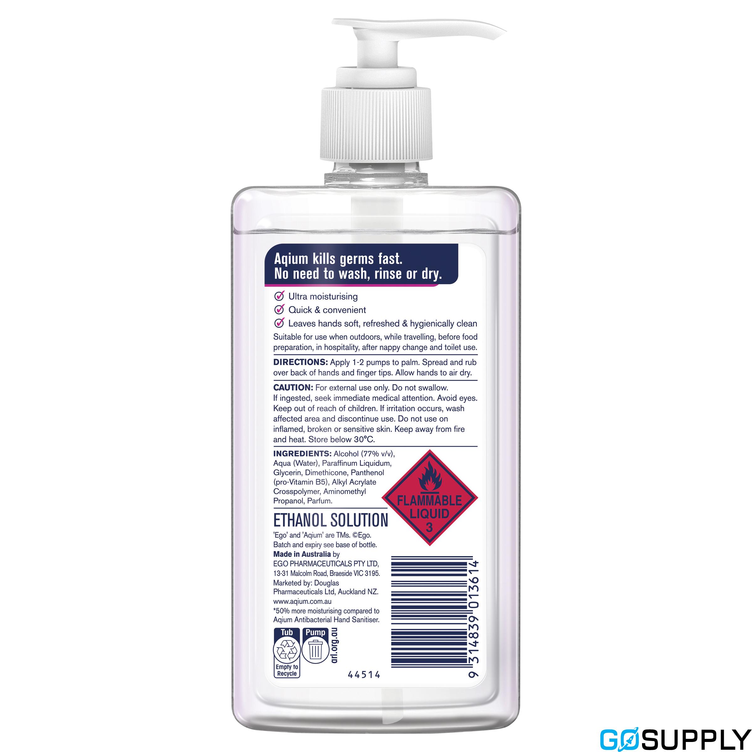 Ego Aqium Hand Sanitiser - Thumbnail 5