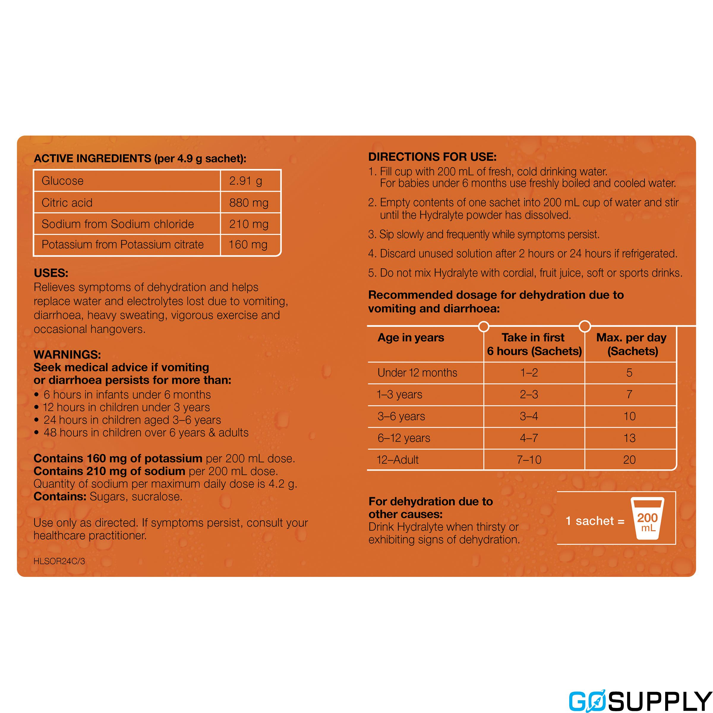 Hydralyte Electrolyte Powder - Thumbnail 4