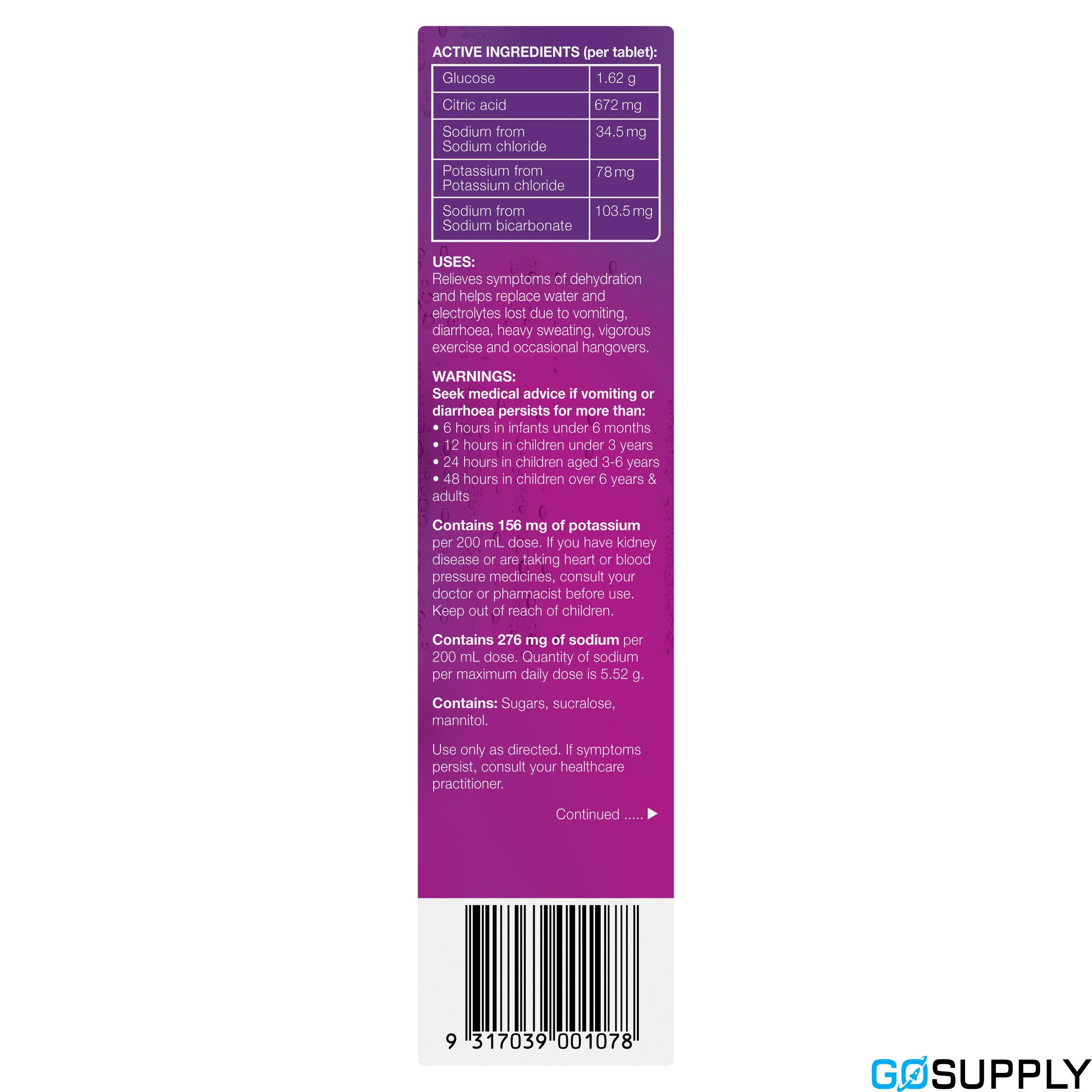 Hydralyte Effervescent Electrolyte Tablets - Thumbnail 10