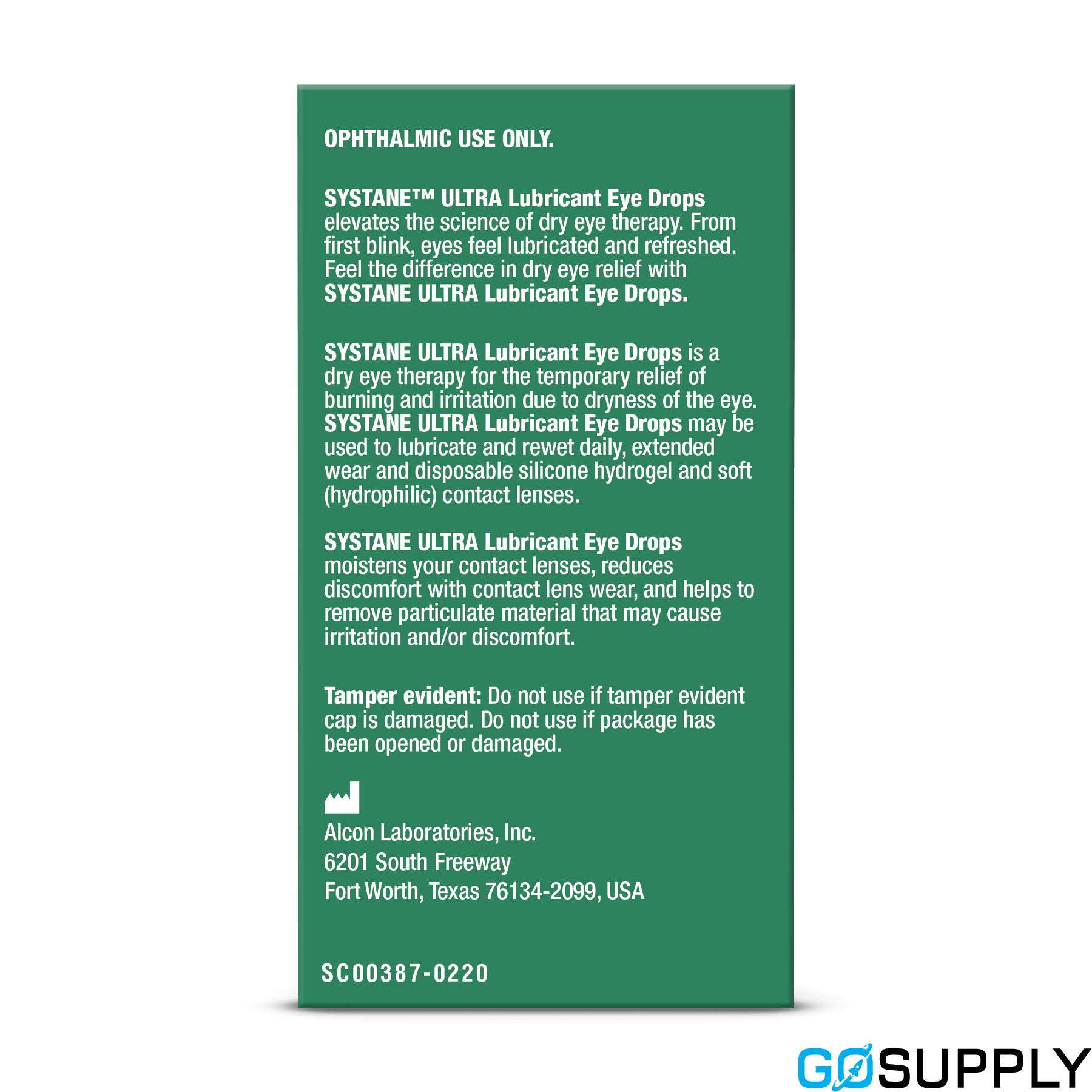 Systane Ultra Lubricating Eye Drops - Thumbnail 4