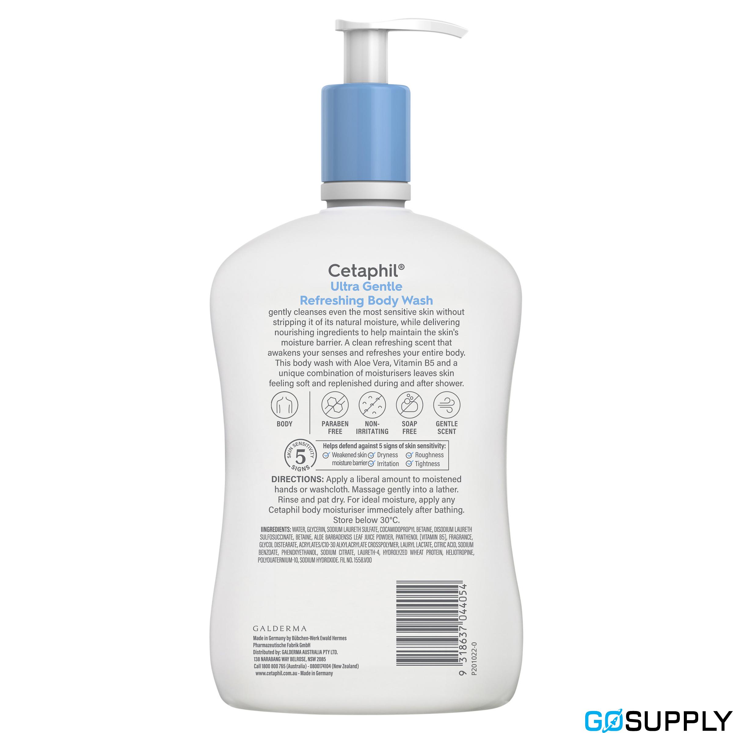 Cetaphil Ultra Gentle Refreshing Body Wash - Thumbnail 4