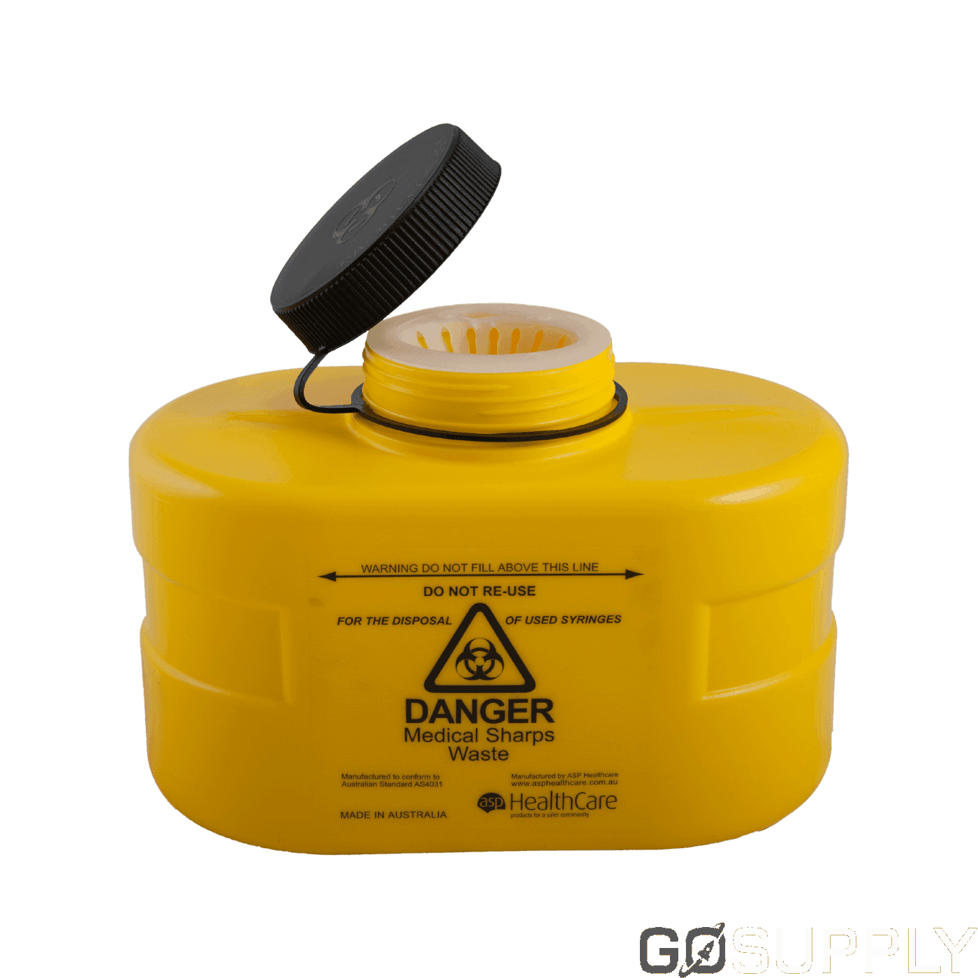 ASP Healthcare Sharps Container 3L - Thumbnail 2