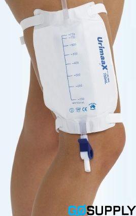 Urimax Leg Bag With Straps 750ml 10cm Tube - Main Image