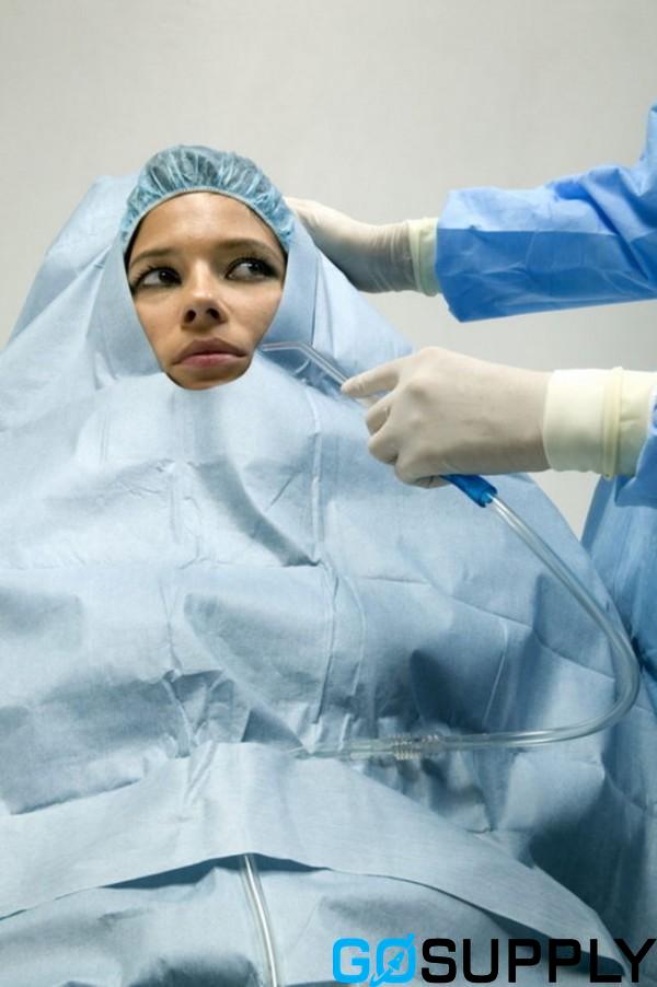 Adhesive U-Split Surgical Drape - Thumbnail 3