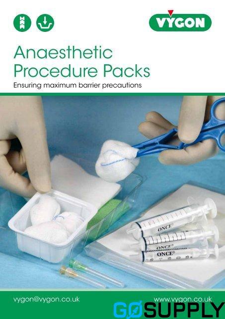 Anaesthetic Procedure Pack - Main Image