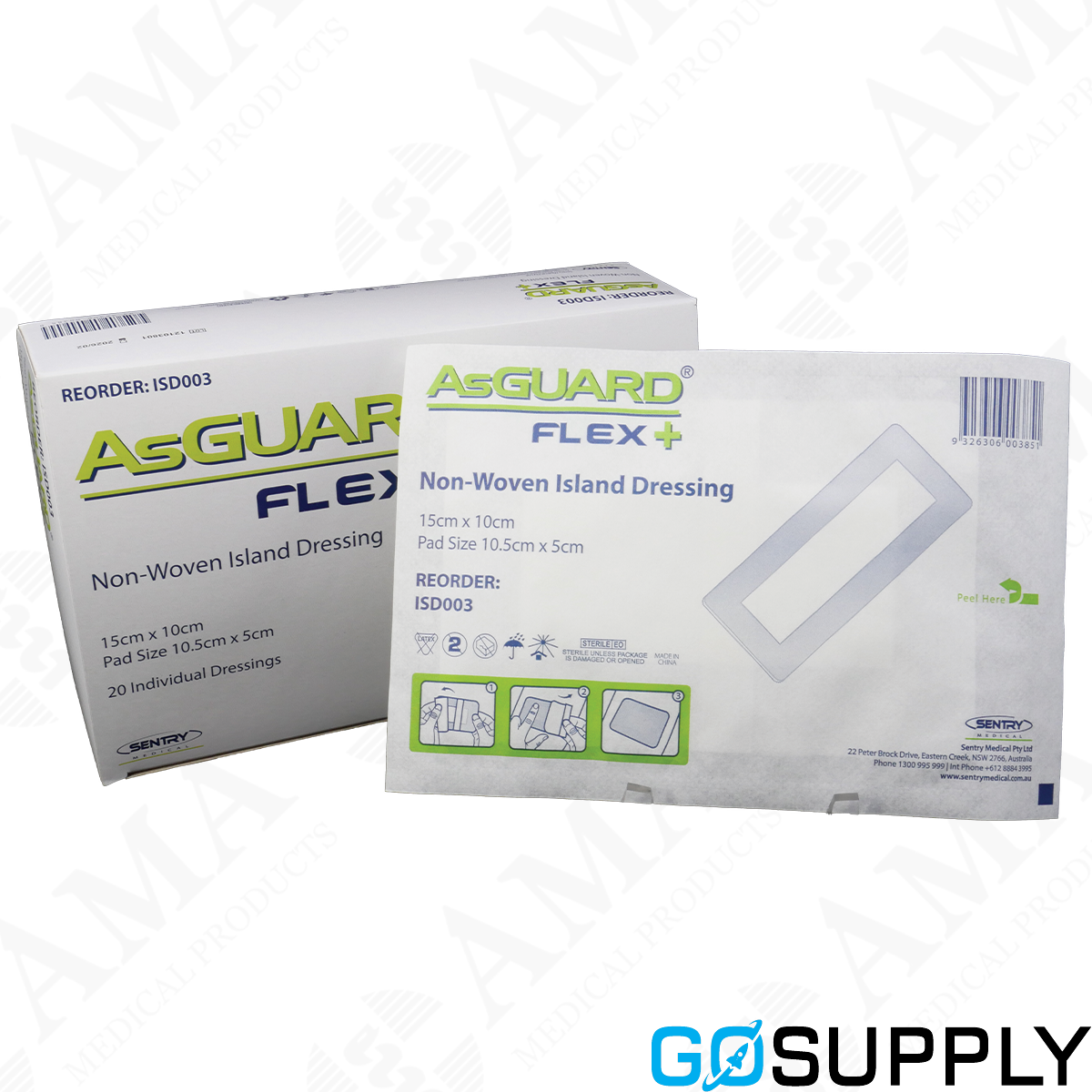 AsGUARD Flex Non-Woven Roll 15x10cm - Thumbnail 3
