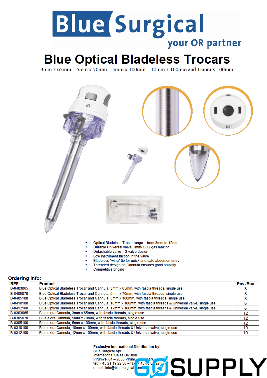 Bladeless Trocar and Cannula Set - Main Image