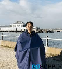 Brolly Sheets Wheelchair Raincoat Navy