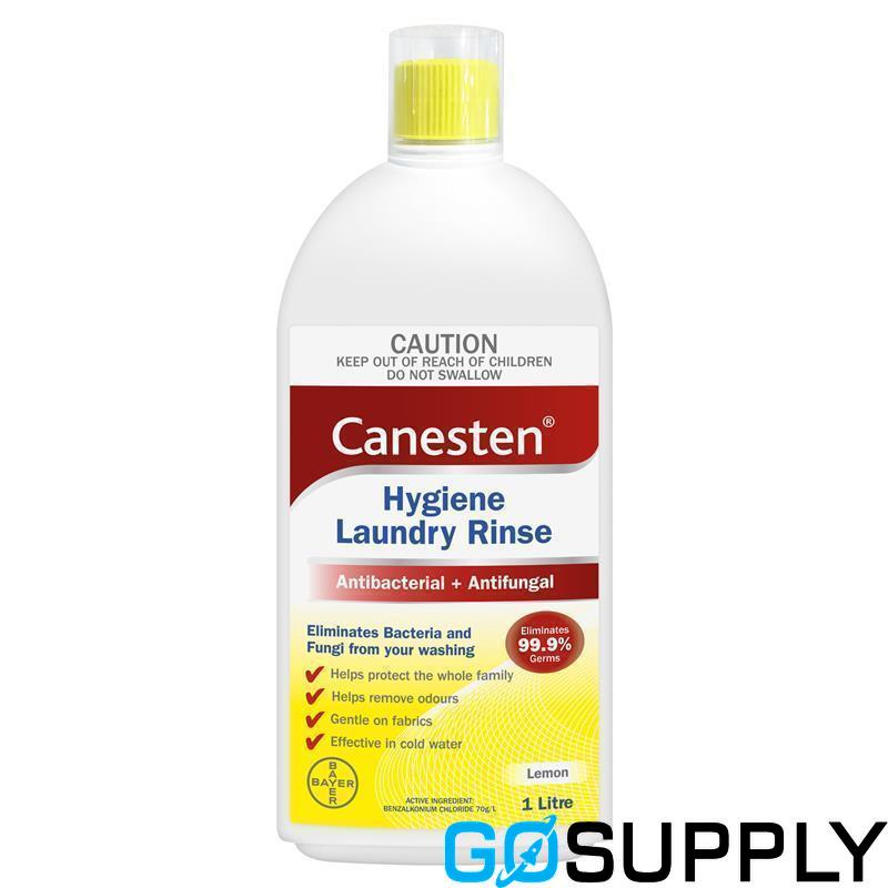 Canesten Antibacterial And Antifungal Hygiene Laundry Rinse Sanitiser Lemon Scented 1L - Main Image