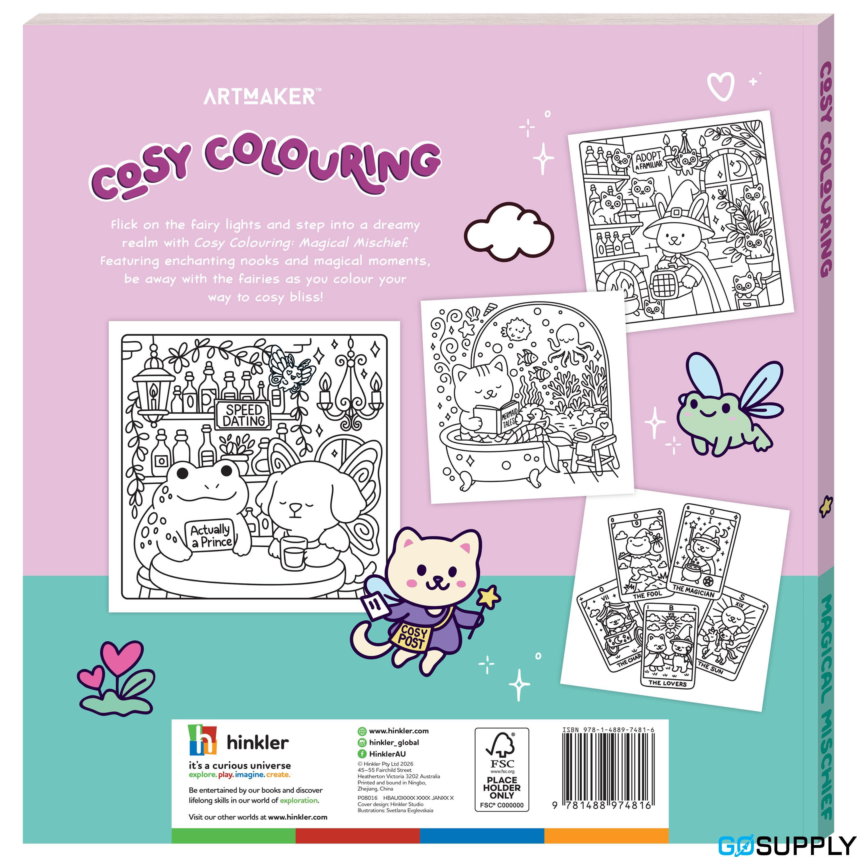 Cosy Colouring Magical Mischief - Thumbnail 4