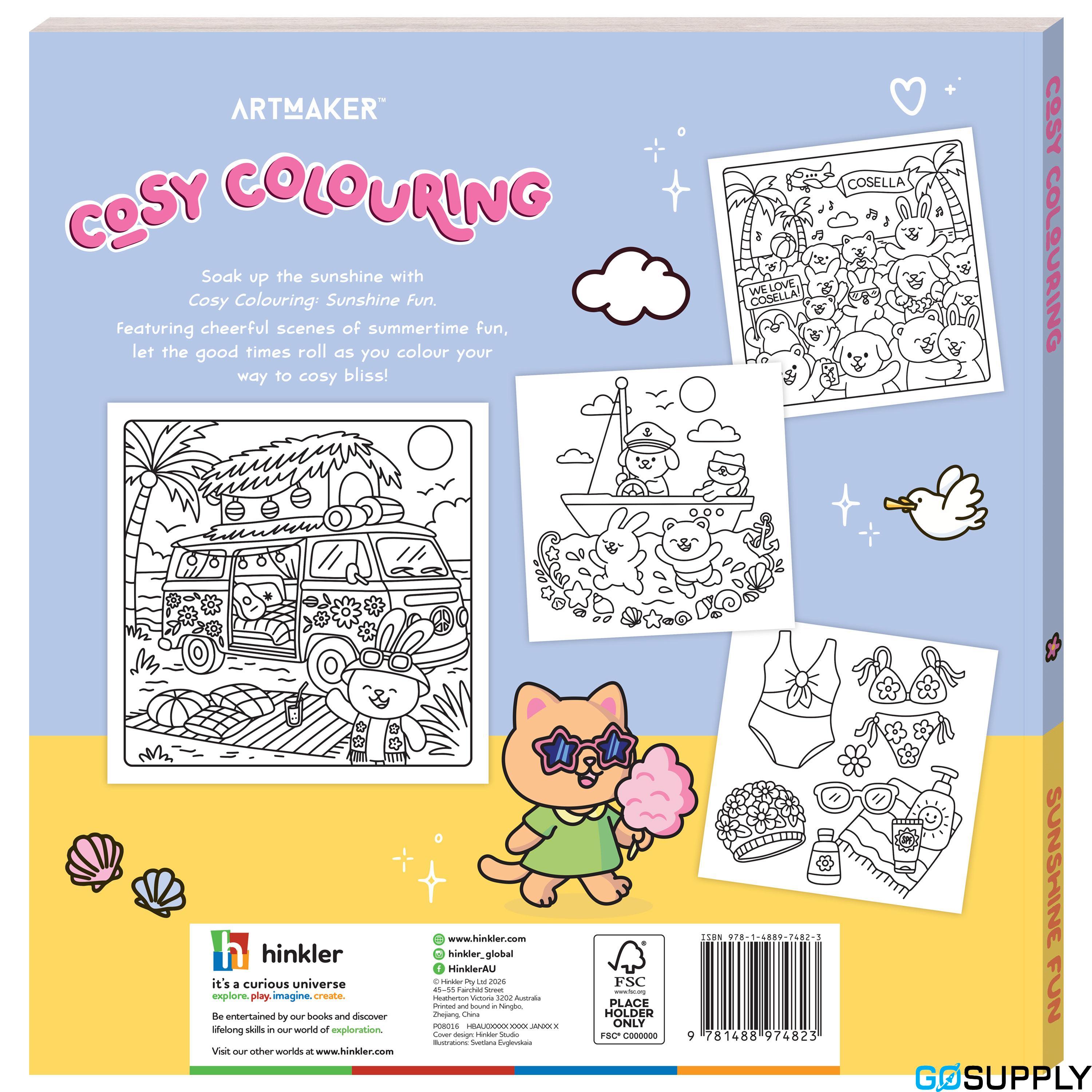 Cosy Colouring: Sunshine Fun - Thumbnail 2