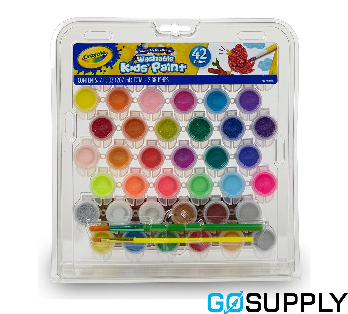 Crayola Washable Kids' Paint Classic - Pack of 10 - Main Image