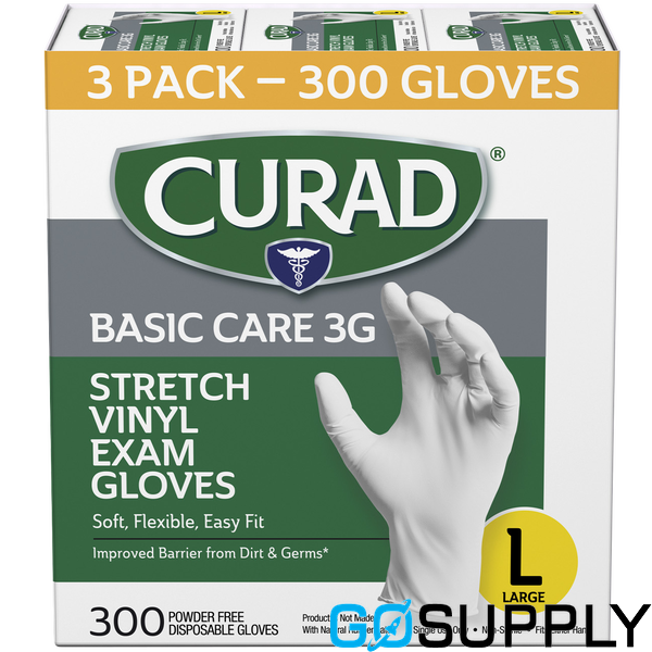Curad Exam Gloved Vinyl Large - Thumbnail 3