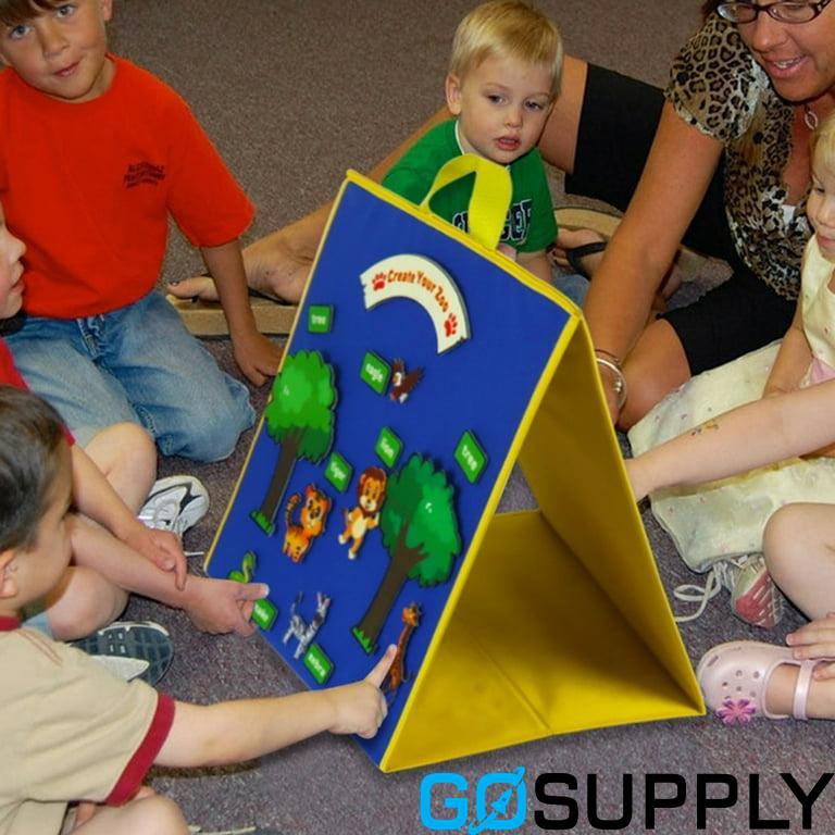 Dual Color Folding Felt Board - Main Image