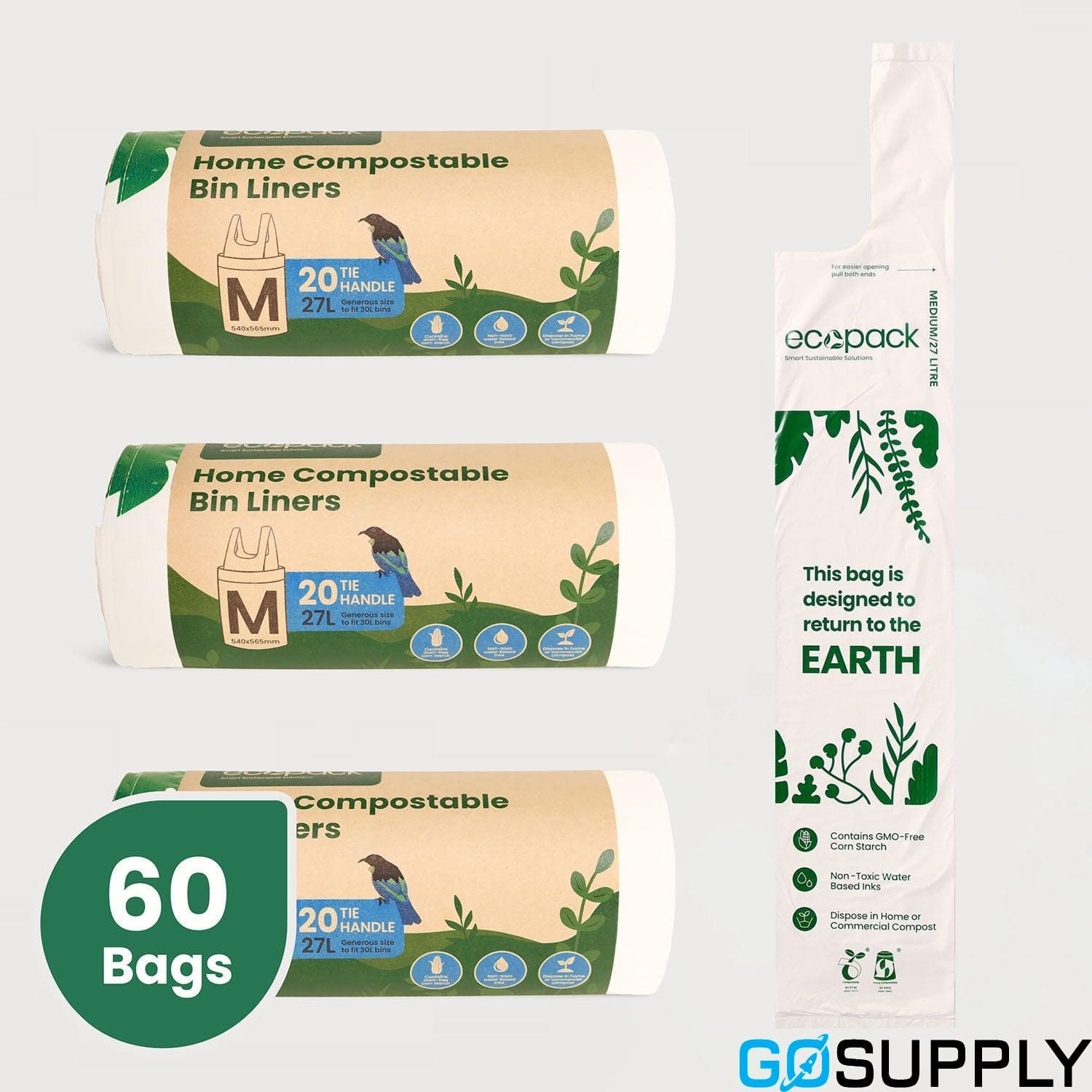 Ecopack Compostable Bin Liners - Thumbnail 8