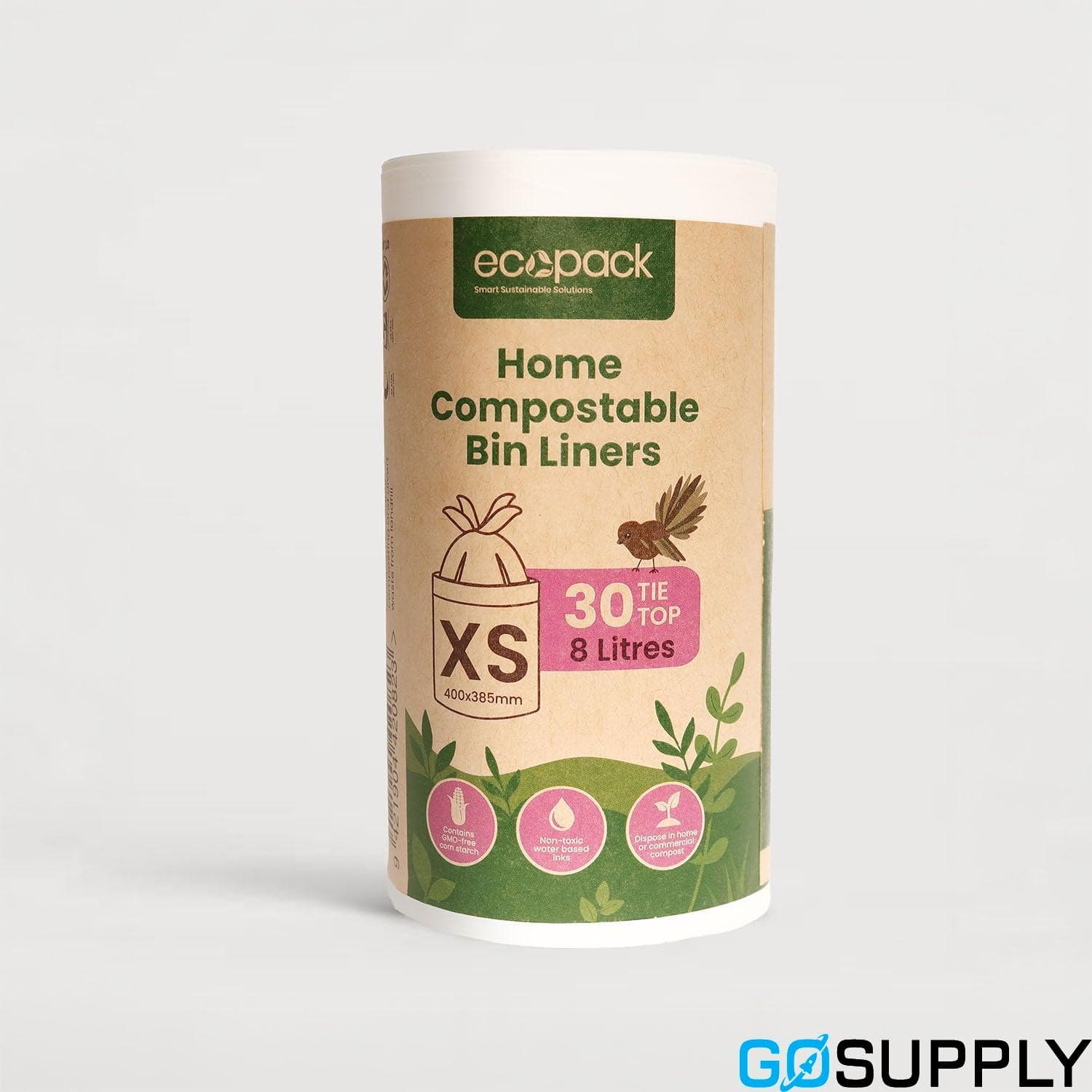 Ecopack Compostable Bin Liners Bulk Box - Thumbnail 5