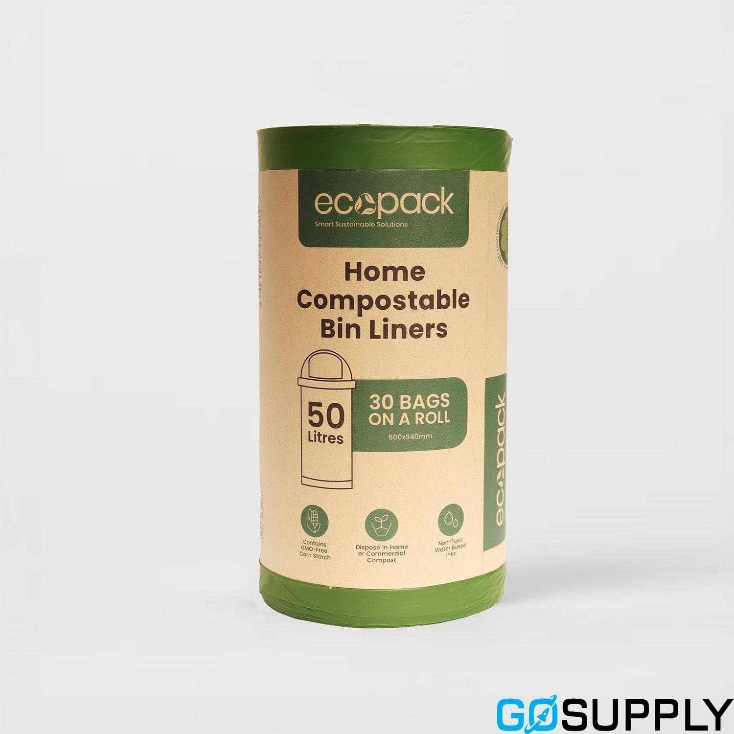 Ecopack Compostable Garbage Bags - Main Image