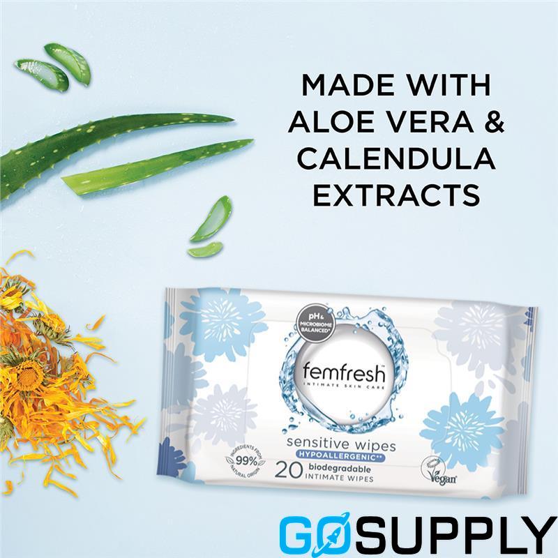 Femfresh Sensitive Wipes - Thumbnail 4