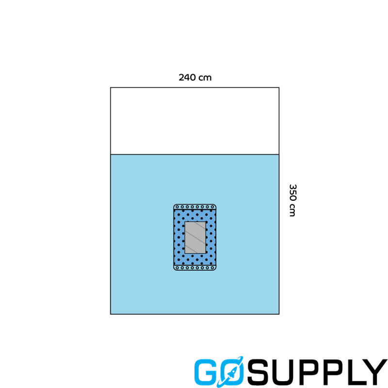 Fenestrated Spinal Drape