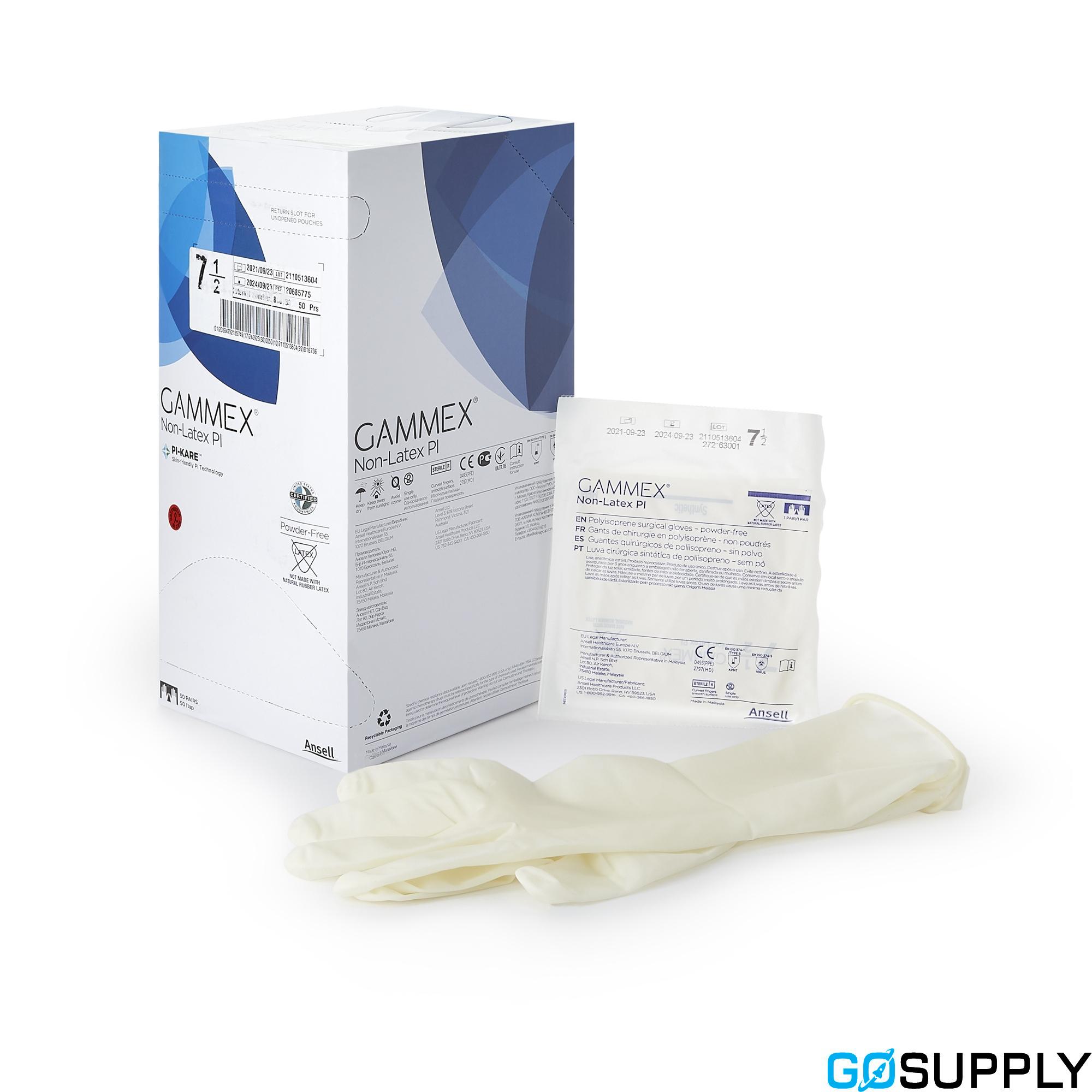 Gammex Sensitive Non-Latex Sterile Surgical Gloves