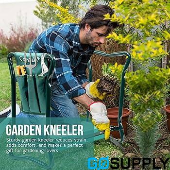 Gardening Kneeler Padded Seat with Handles - Main Image
