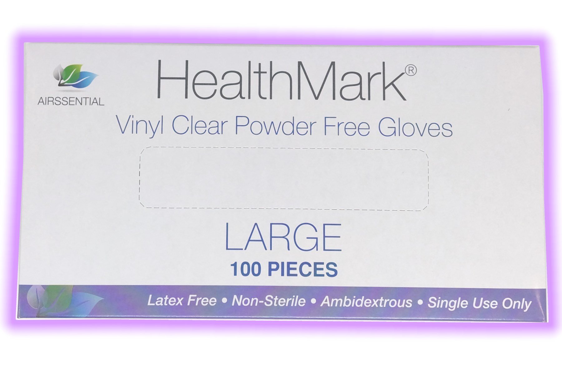 Healthmark Vinyl Clear Powder Free Glove - Thumbnail 4