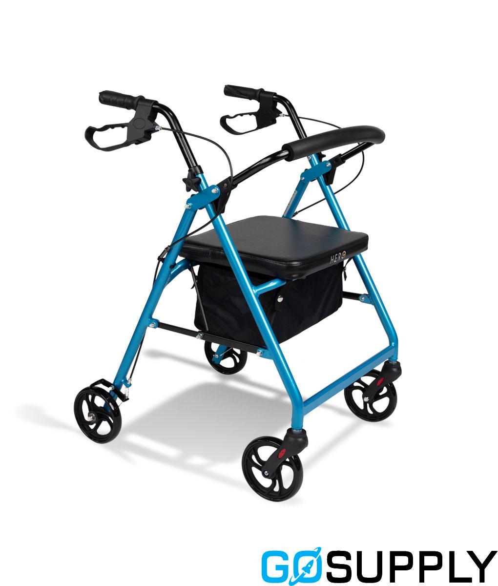 Hero Medical 6″ Standard Seat Walker - Thumbnail 2