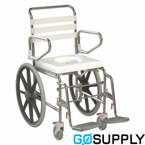 KCare Self-Propelled Folding Shower Commode - Main Image