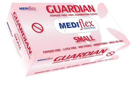 MEDIFLEX VINYL CLEAR POWDER FREE GLOVES - Main Image