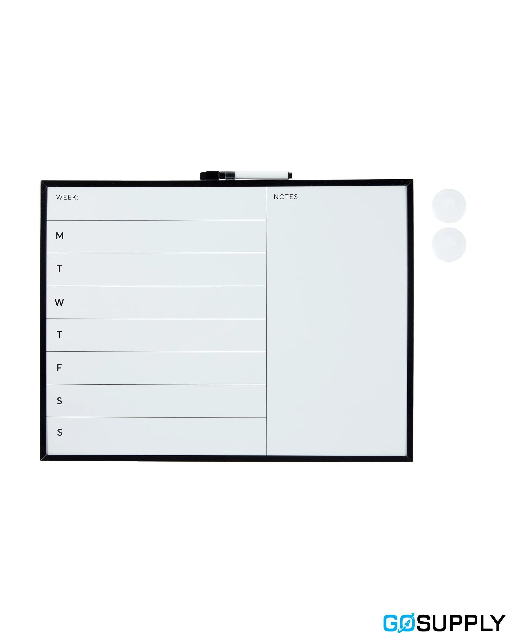 Magnetic Weekly Whiteboard - Main Image