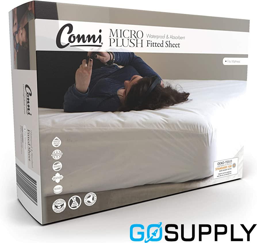 Micro-Plush Waterproof Mattress Protector - Main Image
